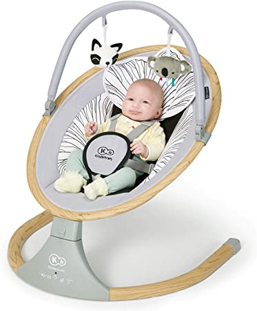 Balancín de bebé eléctrico para bebé con 4 velocidades con mando a