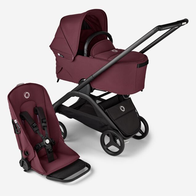 540953Bugaboo-Dragonfly-Bassinet-and-seat-stroller-black-base-dark-cherry-red-fabrics-dark-cherry-red-sun-canopy-x-PV007403-01