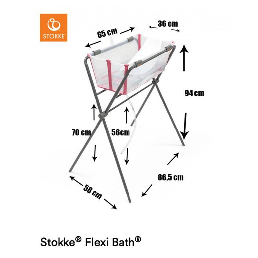 PACK Bañera Stokke Flexi Bath termosensible con patas