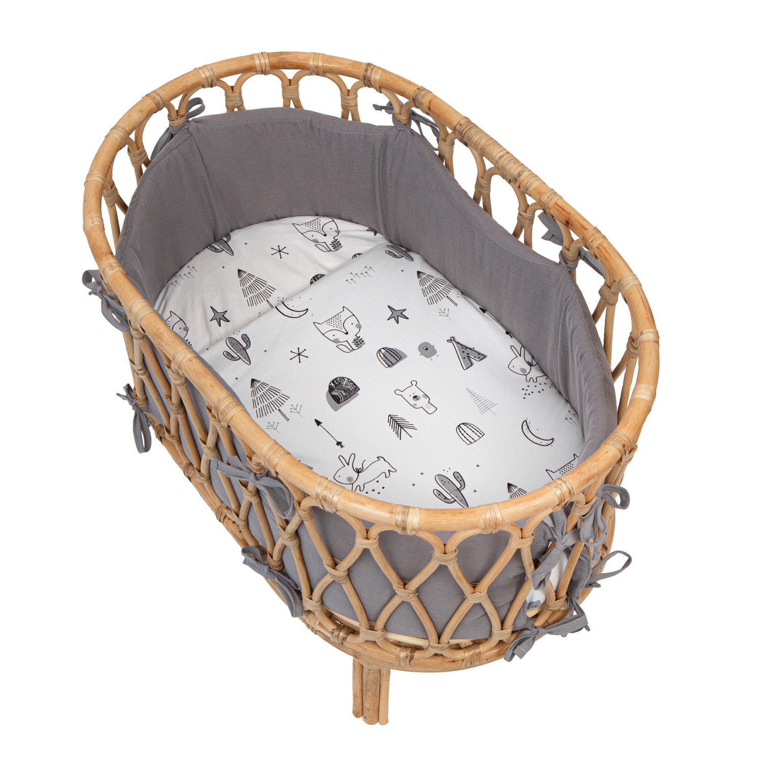 Reductor de cuna bambula Calma - Textiles Minicunas y Moisés