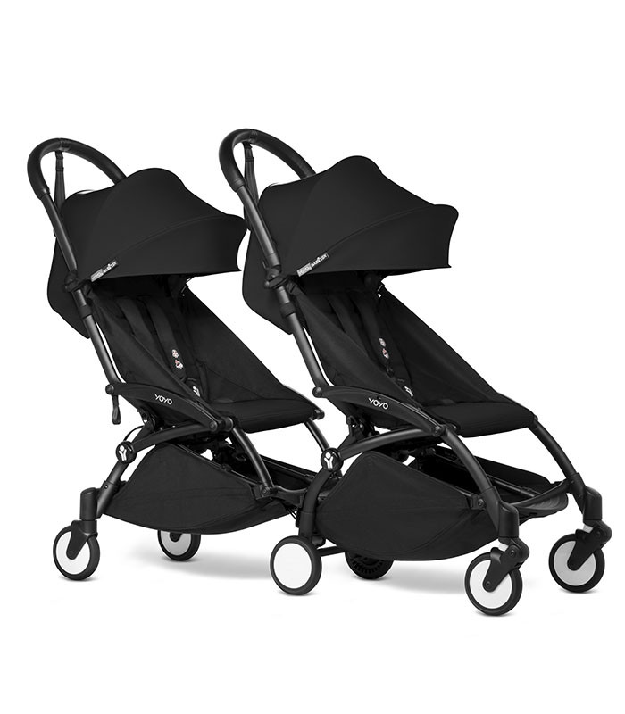 auxiliar segundo destacar BABYZEN y YOYO² carrito de bebé doble 6m+ chasis negro | Bebemálaga | La  Boutique del Bebé
